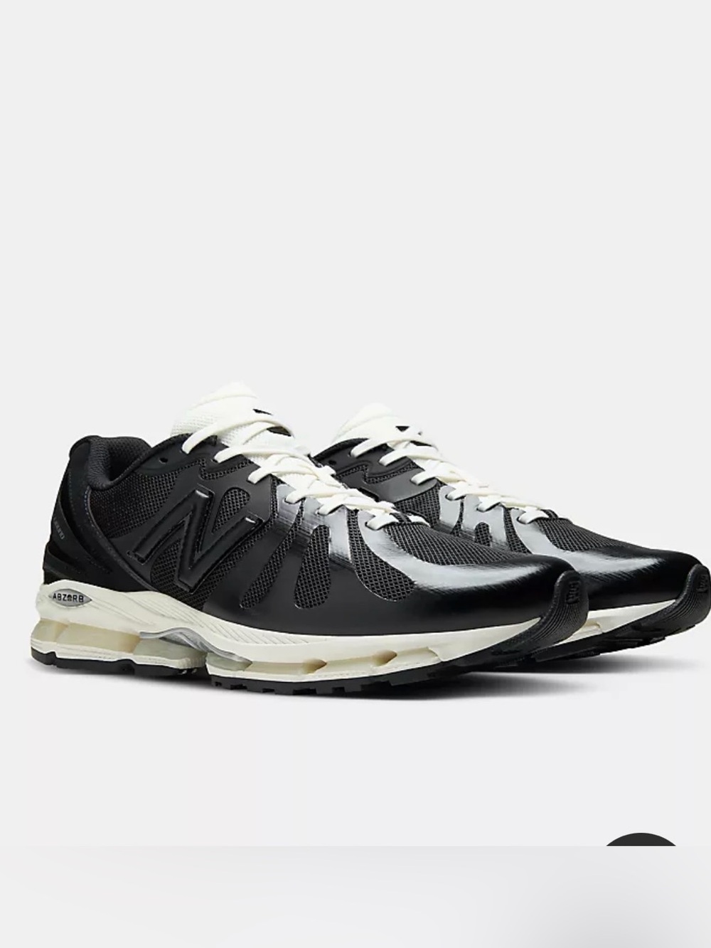 Black & White Men's Performance Sneakers